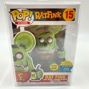 Funko Pop! Icons #15 Rat Fink (GITD) - SDCC 2019 Exclusive Limited Edition